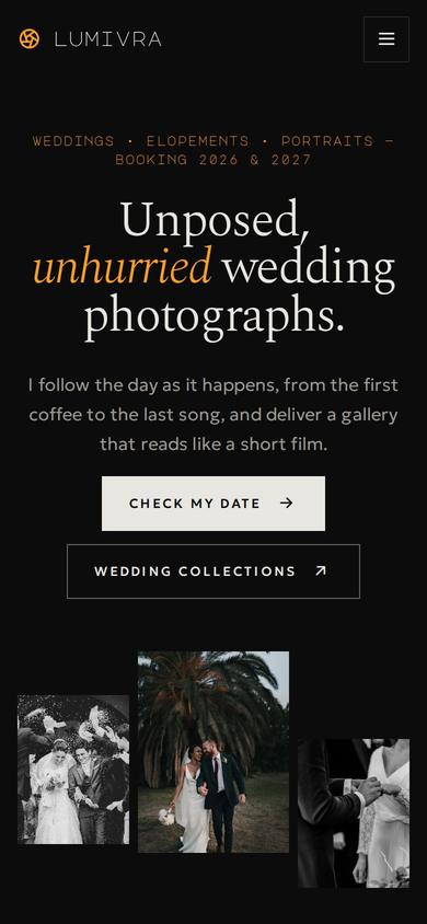Lumivra on mobile